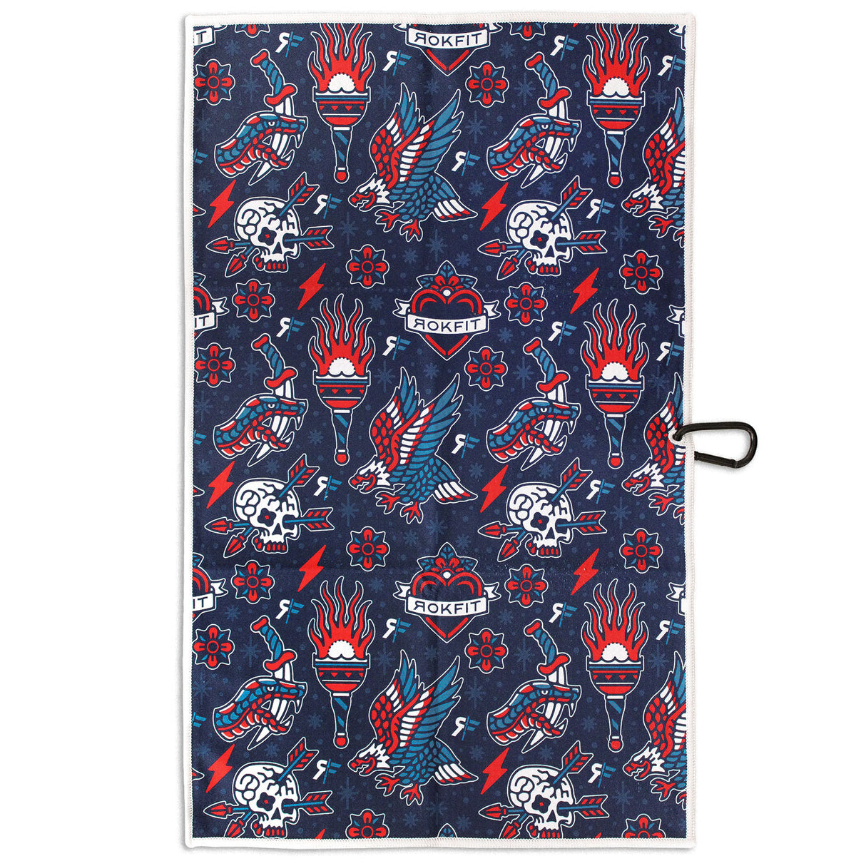 Utility Towel - Red, White & Blue Flash