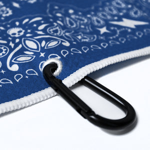 Utility Towel - Paisley Blue