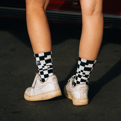 Checker Crew Sock