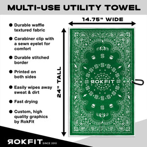 Utility Towel - Paisley Green