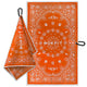 Utility Towel - Paisley Orange