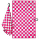 Utility Towel - Pink Checker