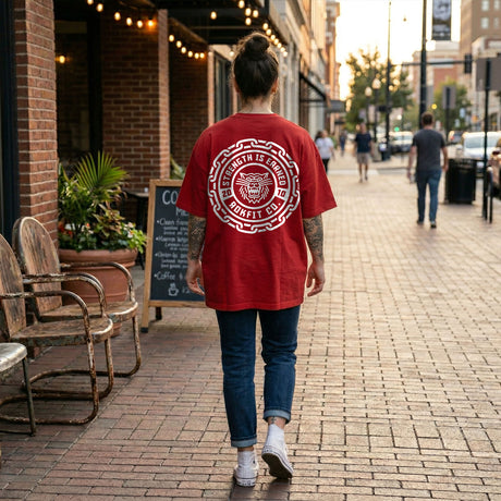 Strength Is Earned Badge - Street Tee