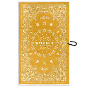 Utility Towel - Paisley Yellow
