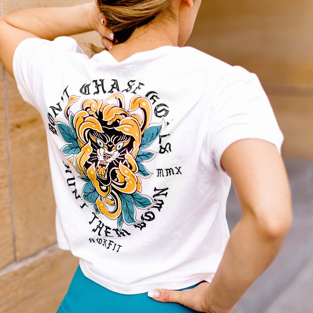 Don't Chase Goals - Crop Top